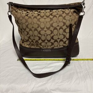 Coach Tan and Brown Bag